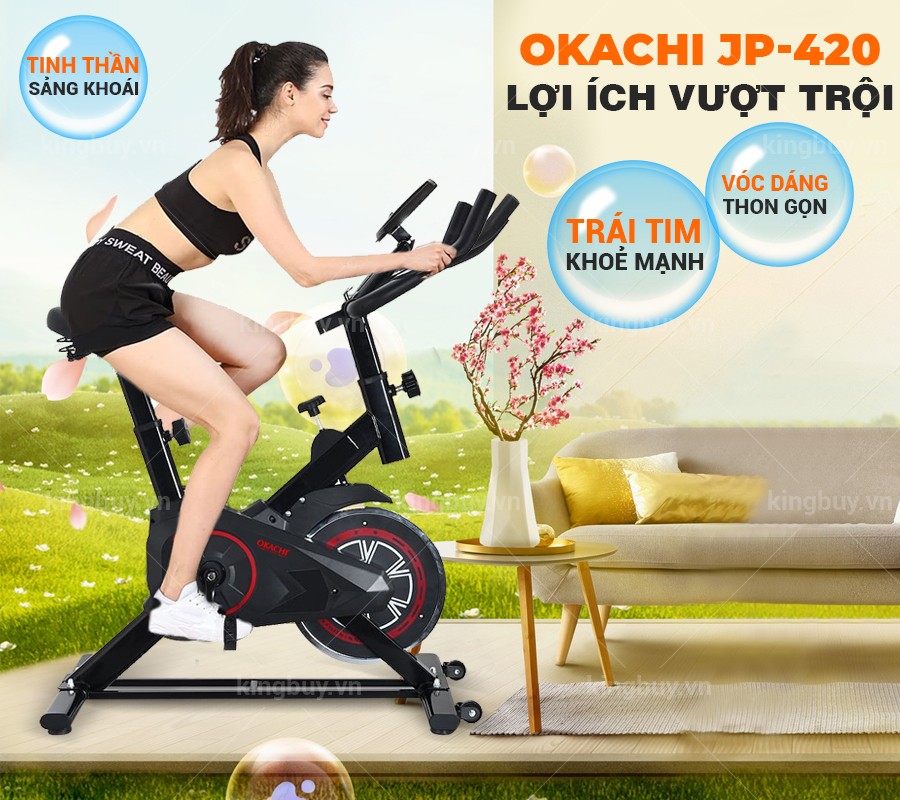 Xe đạp tập thể dục OKACHI JP-420